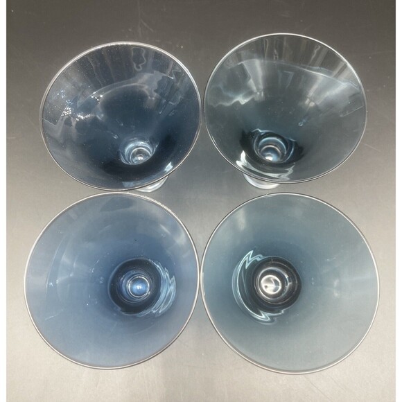 Elegance by Artland Suspended Bubble Base multi-color Martini Glasses set of 9 - Picture 3 of 10